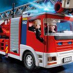 Playmobil Brandweer ladderwagen in actie (4820) - afb.1