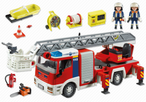 Playmobil 4820 - Grote Brandweer ladderwagen - Alle onderdelen