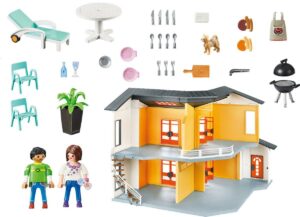 Playmobil modern woonhuis (9266) - inhoud van deze speelset