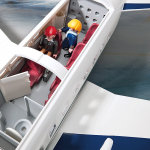 Vliegtuig Playmobil - de binnenkant van het vliegtuig
